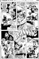 COLAN, GENE - Howard the Duck #30 pg 16, Howard as Iron Man, Stark Comic Art